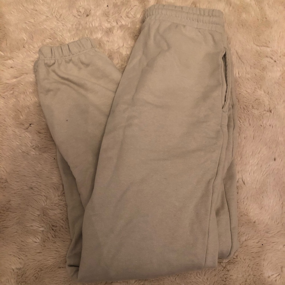 pastel green sweats